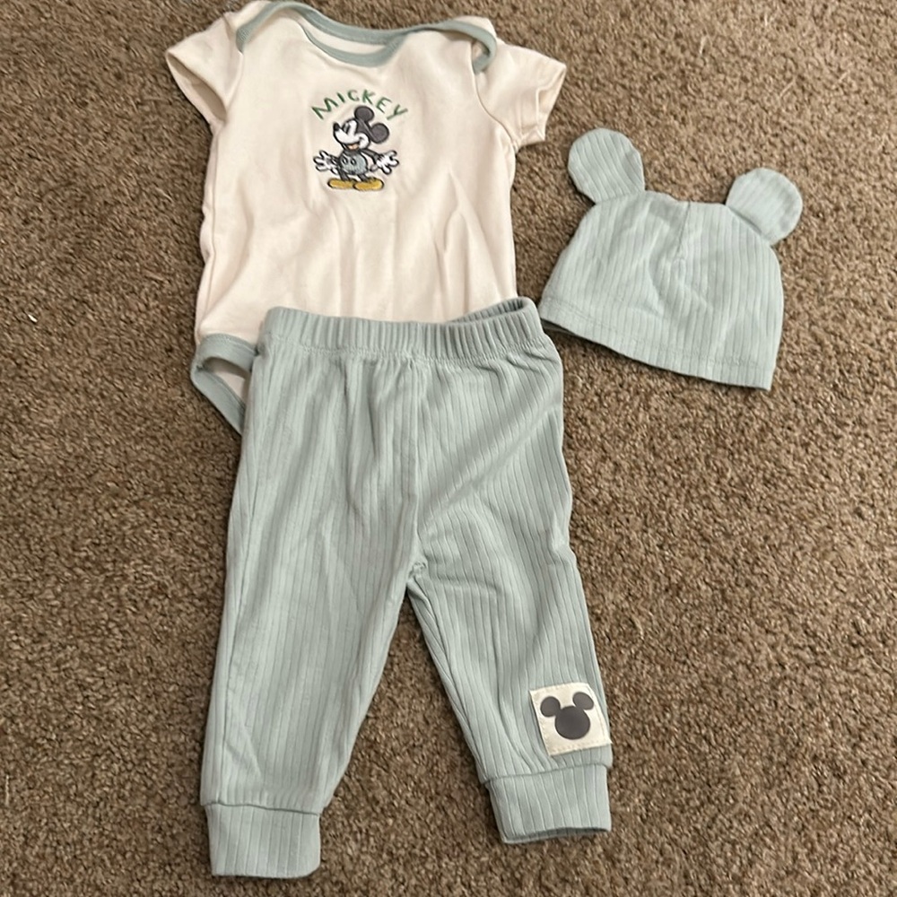 Retro Mickey 3 Piece a set for Baby